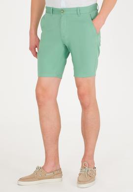 Erkek Koyu Yeşil Dokuma Şort - 50266070125