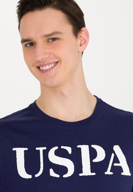 Erkek Lacivert Basic Bisiklet Yaka Tişört - 50262976020