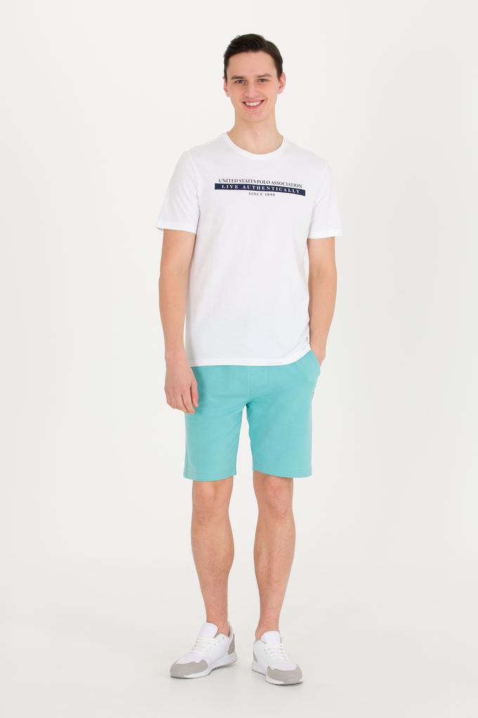 Erkek Mint Örme Şort