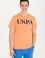 Erkek Turuncu Basic Bisiklet Yaka Tişört