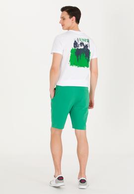 Erkek Yeşil Örme Şort - 50263423082