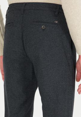 Erkek Jogger Fit Lacivert Kanvas Pantolon - 50256540002