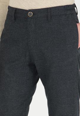 Erkek Jogger Fit Lacivert Kanvas Pantolon - 50256540002