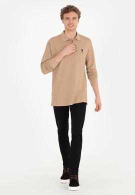 Erkek Slim Fit Siyah Kanvas Pantolon - 50256593016