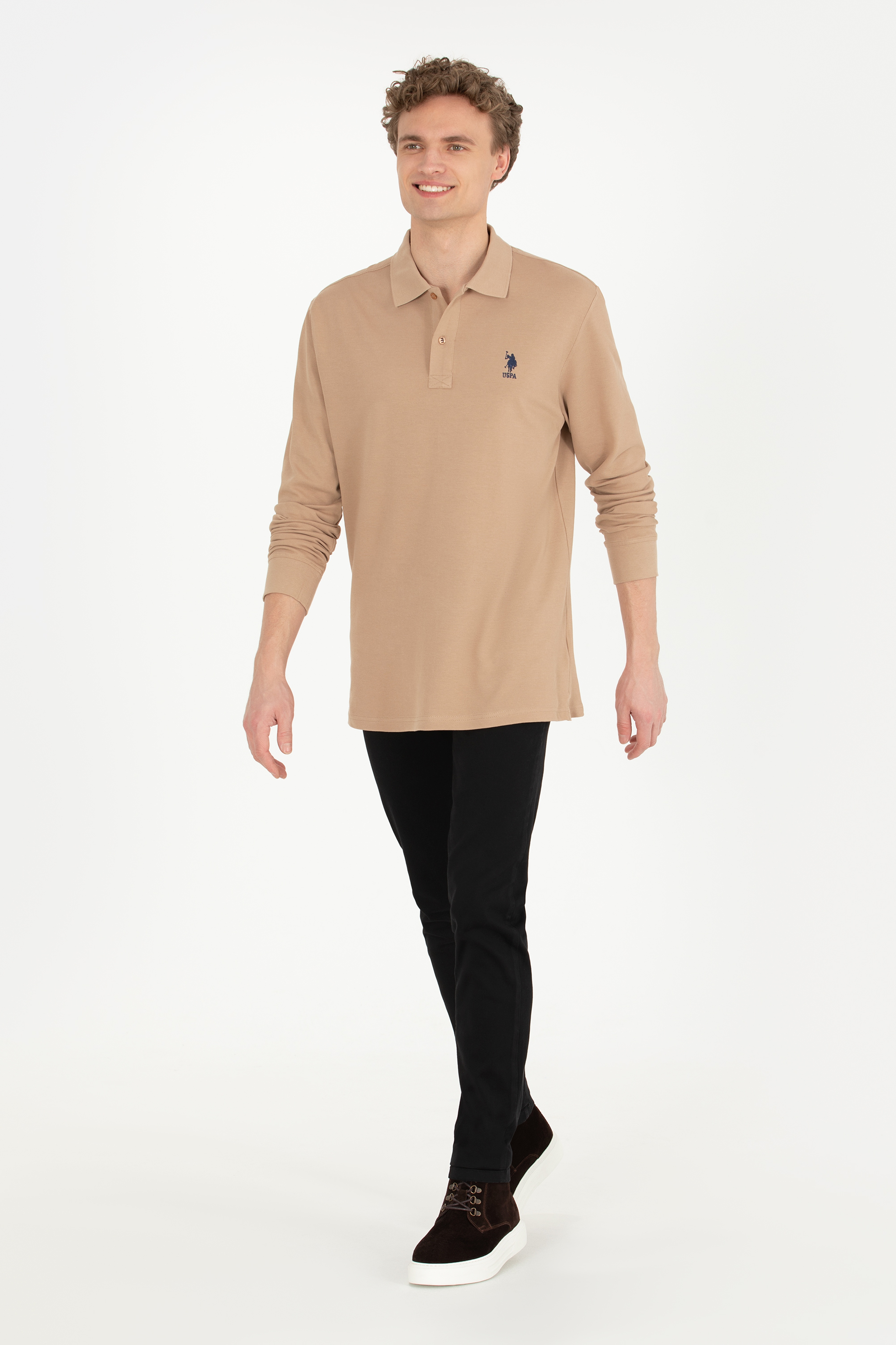 Erkek Slim Fit Siyah Kanvas Pantolon - Image 3