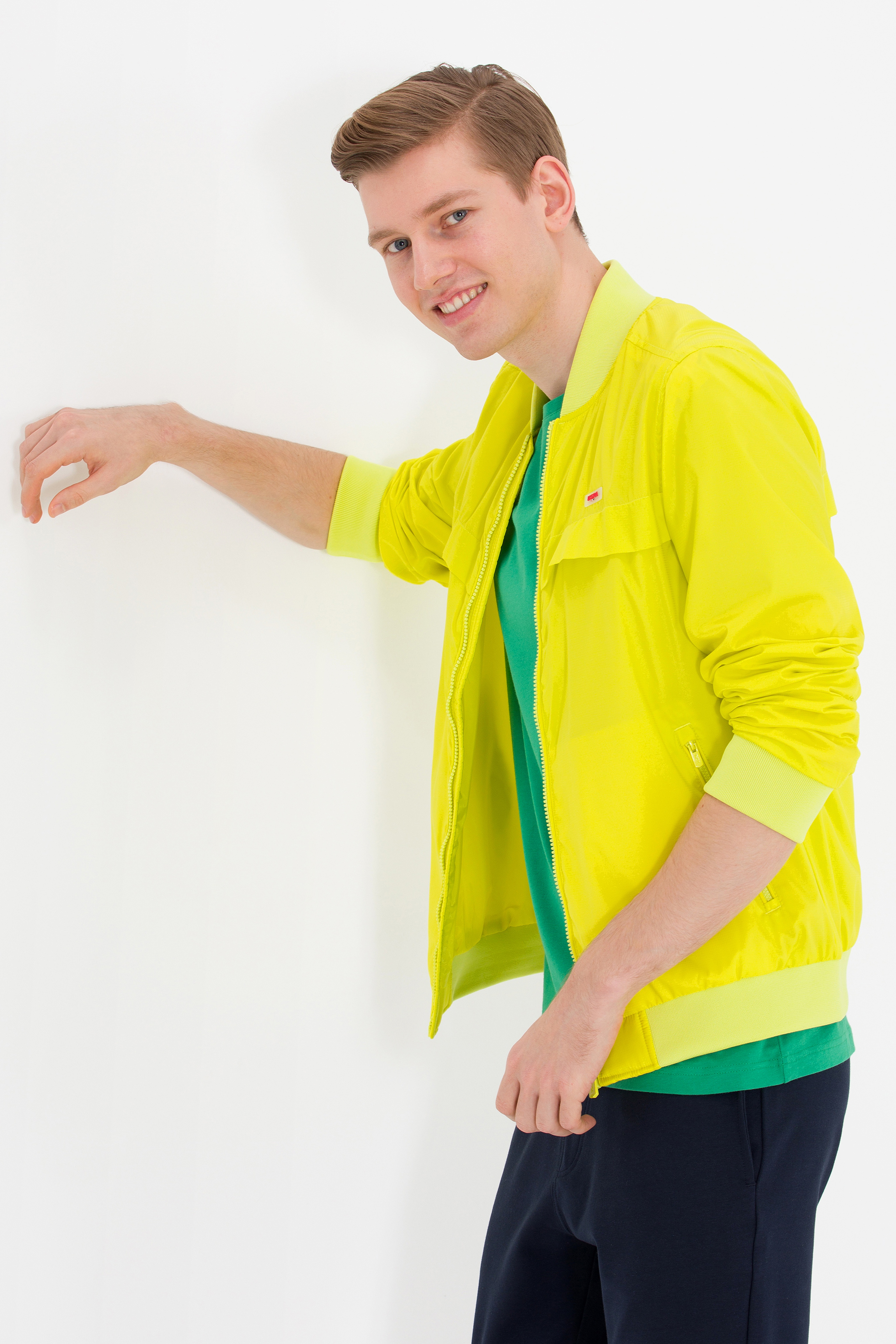 Erkek Neon Sarı Mont - Image 1