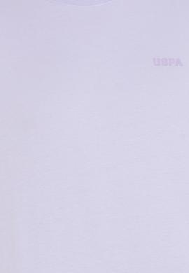 Erkek Lila Basic Bisiklet Yaka Tişört - 50264918068