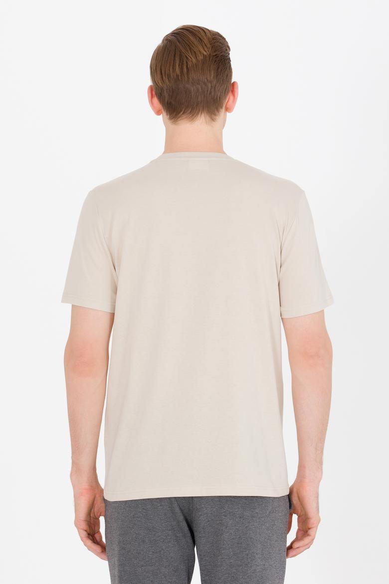 Erkek Taş Basic Bisiklet Yaka Tişört - 50264918118