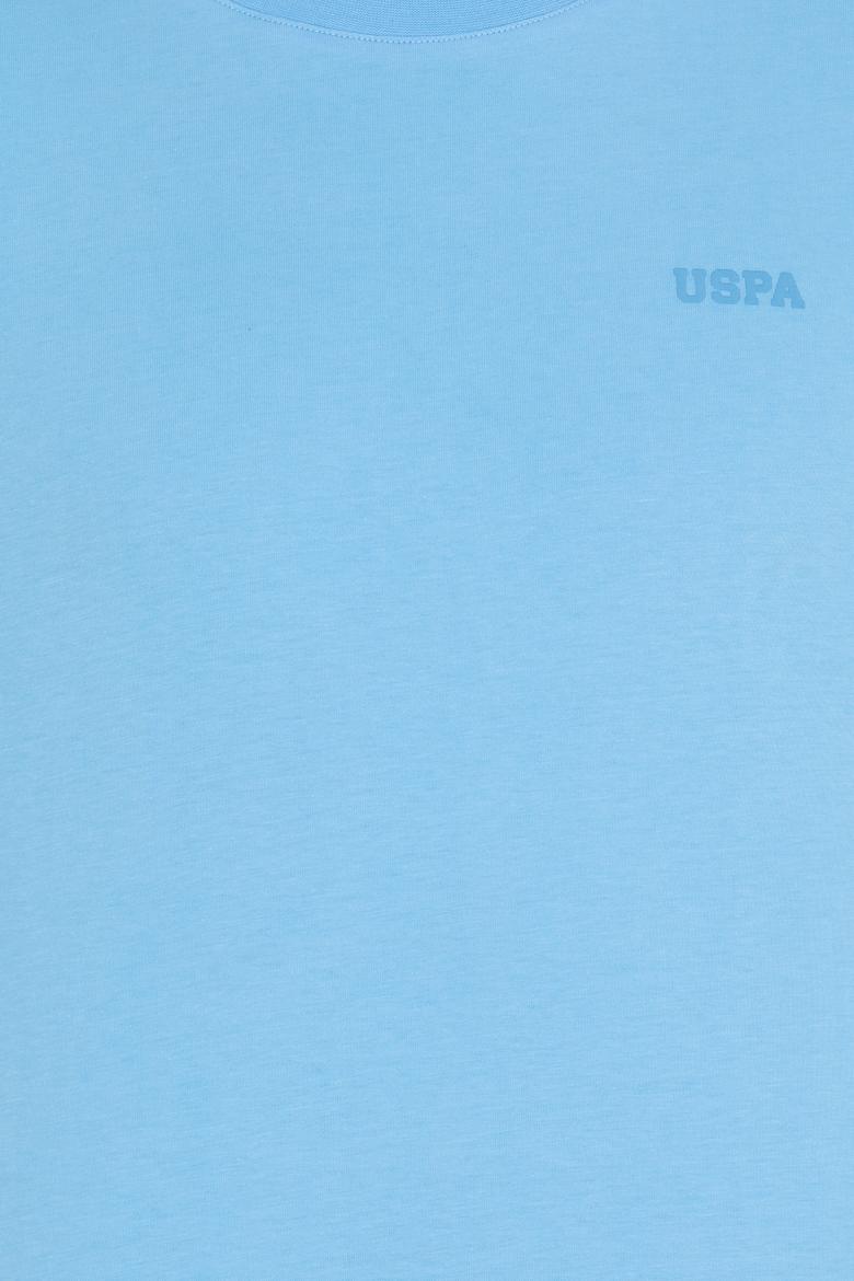 Erkek Turkuaz Basic Bisiklet Yaka Tişört - 50264918168