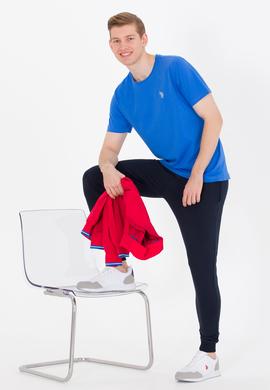 Erkek Saks Bisiklet Yaka Tişört - 50264942041