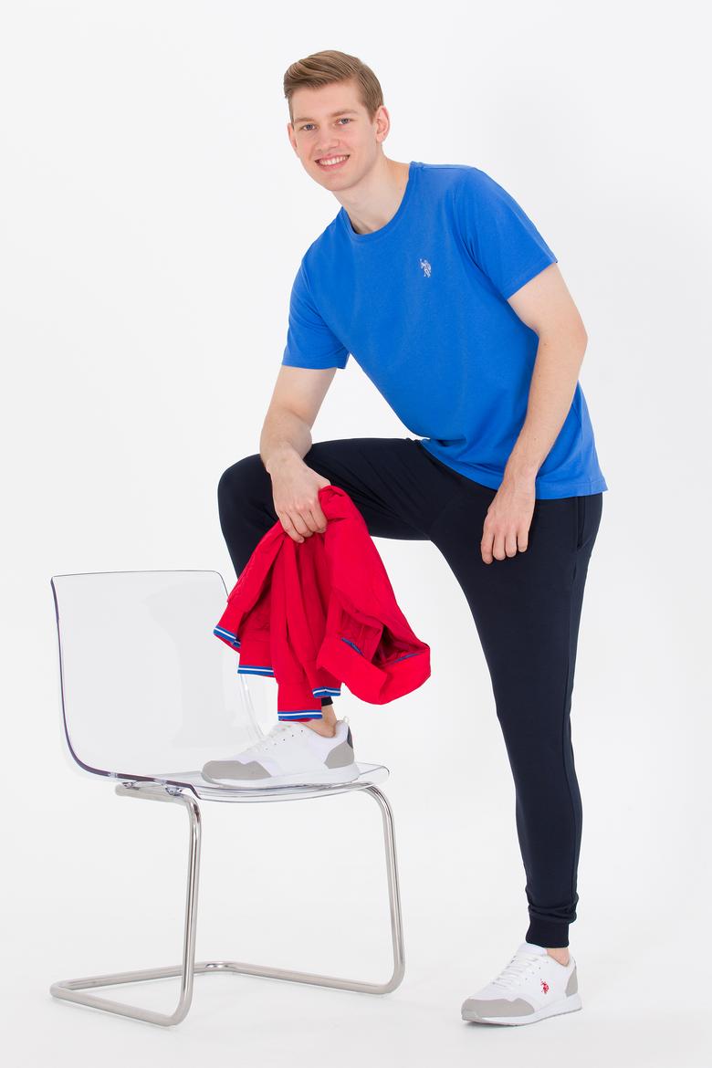 Erkek Saks Bisiklet Yaka Tişört - 50264942041