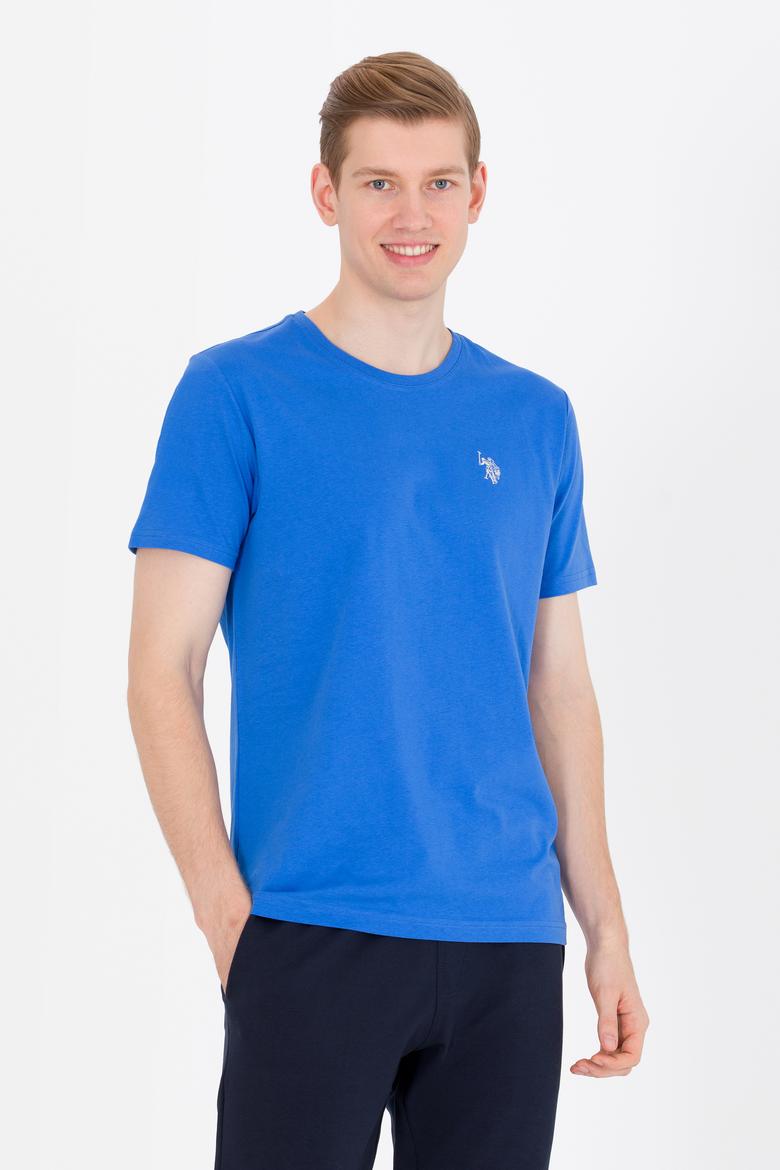 Erkek Saks Bisiklet Yaka Tişört - 50264942041