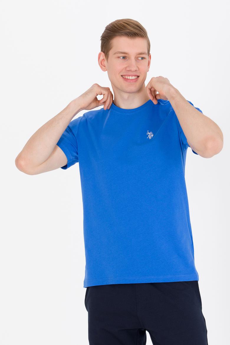 Erkek Saks Bisiklet Yaka Tişört - 50264942041