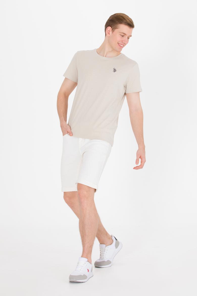 Erkek Taş Bisiklet Yaka Tişört - 50264942061