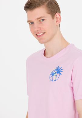 Erkek Manolya Bisiklet Yaka Tişört - 50264950027