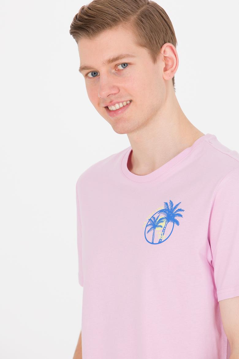 Erkek Manolya Bisiklet Yaka Tişört - 50264950027