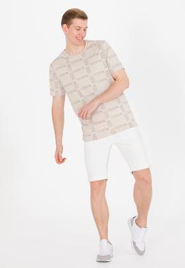 Erkek Taş Bisiklet Yaka Tişört - 50264952031