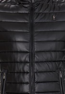 Erkek Siyah Deri Ceket - 50255944011