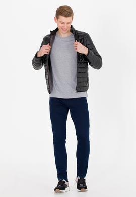 Erkek Siyah Deri Ceket - 50255944011