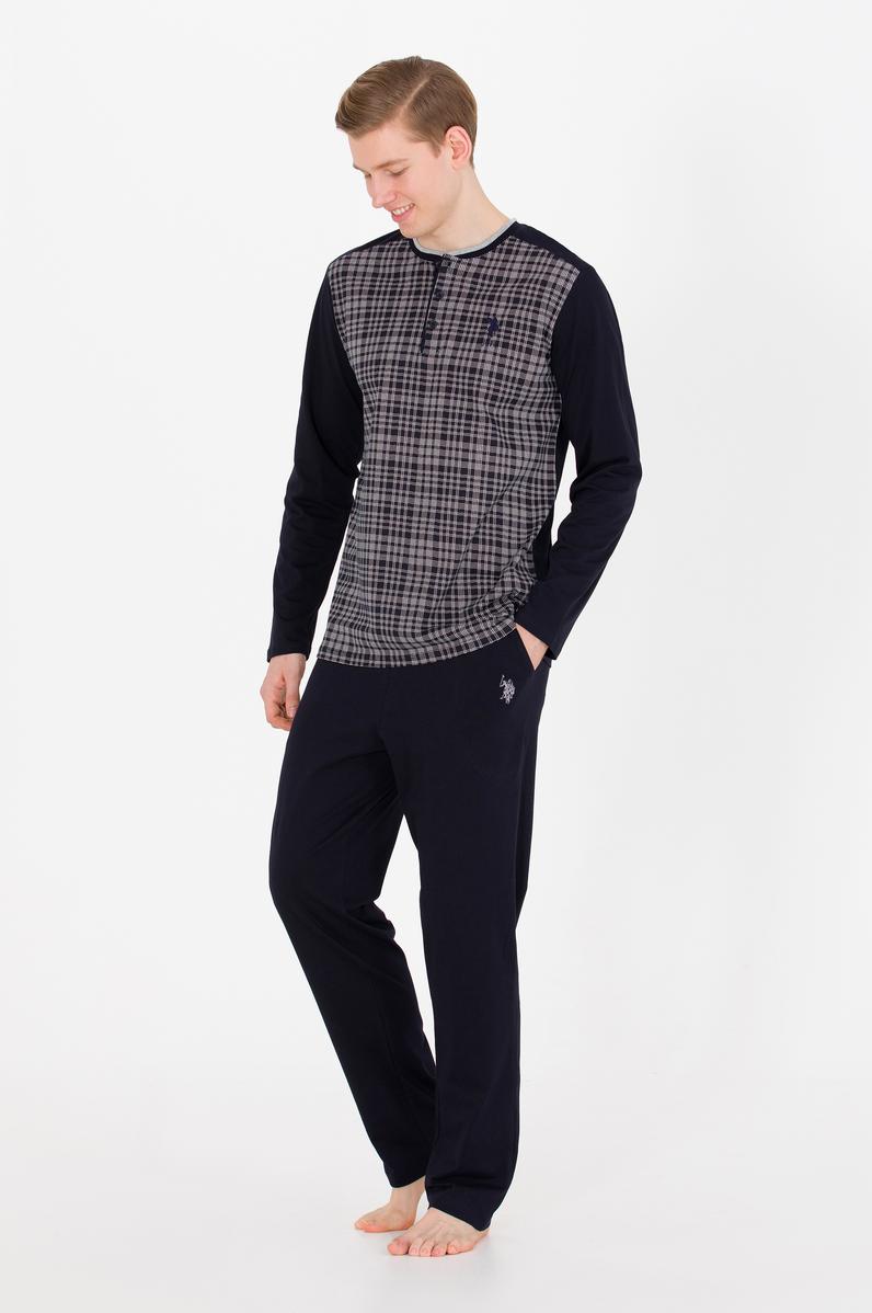 Erkek Lacivert Pijama Takımı