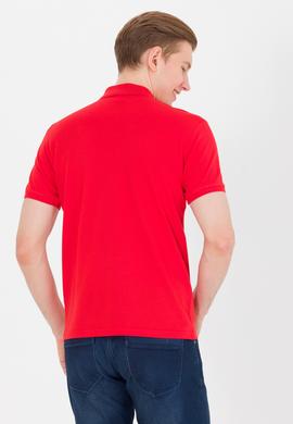 Erkek Kırmızı Basic Polo Yaka Tişört - 50262933405