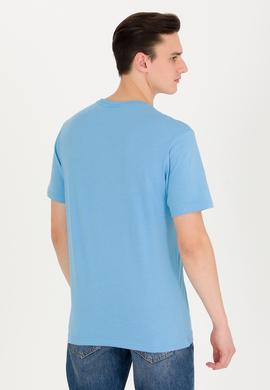 Erkek Turkuaz Basic V Yaka Tişört - 50263203057