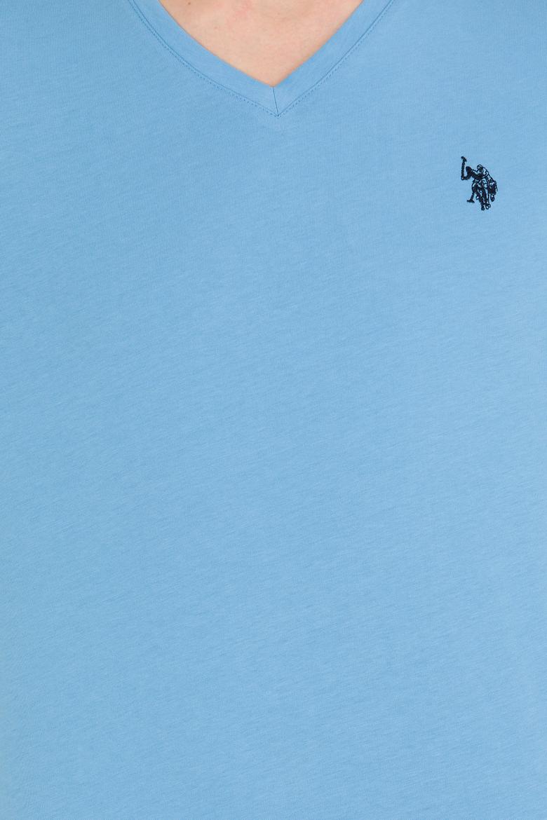 Erkek Turkuaz Basic V Yaka Tişört - 50263203057