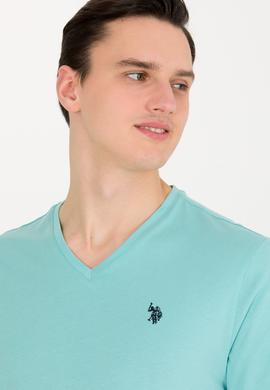 Erkek Mint Basic V Yaka Tişört - 50263203061