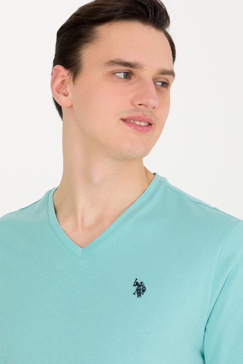 Erkek Mint Basic V Yaka Tişört - 50263203061