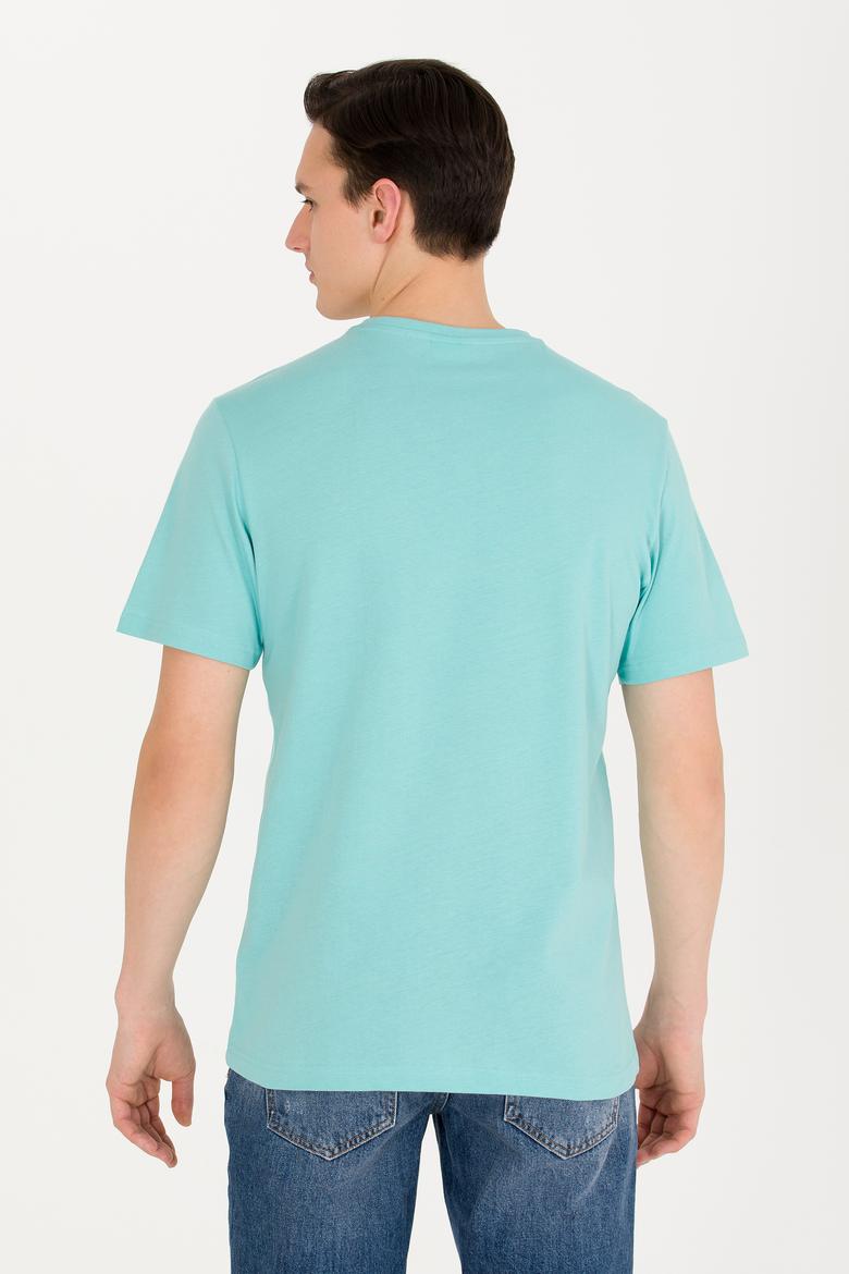 Erkek Mint Basic V Yaka Tişört - 50263203061