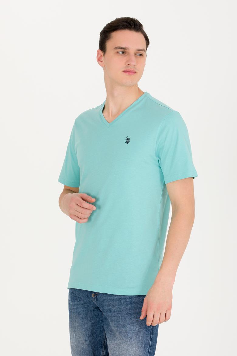 Erkek Mint Basic V Yaka Tişört - 50263203061