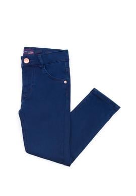 Kız Çocuk Mavi Jean Pantolon - 50266095003