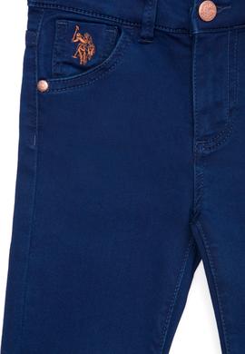 Kız Çocuk Mavi Jean Pantolon - 50266095003