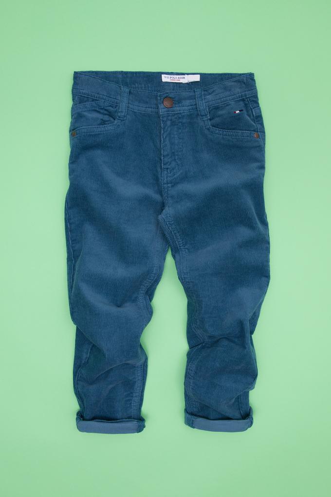 Erkek Çocuk Kobalt Mavi Kanvas Pantolon