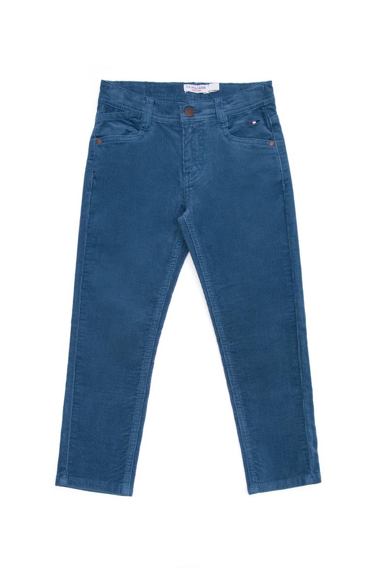 Erkek Çocuk Kobalt Mavi Kanvas Pantolon - 50254364014