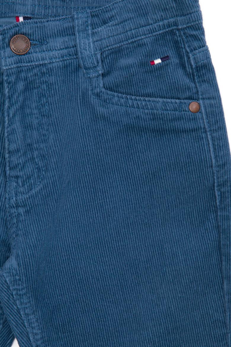 Erkek Çocuk Kobalt Mavi Kanvas Pantolon - 50254364014