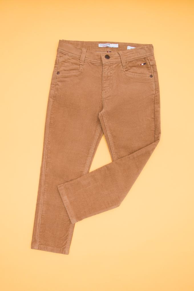 Erkek Çocuk Taba Kanvas Pantolon