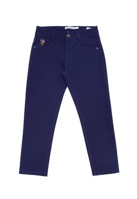 Erkek Çocuk Lacivert Kanvas Pantolon - 50263986016