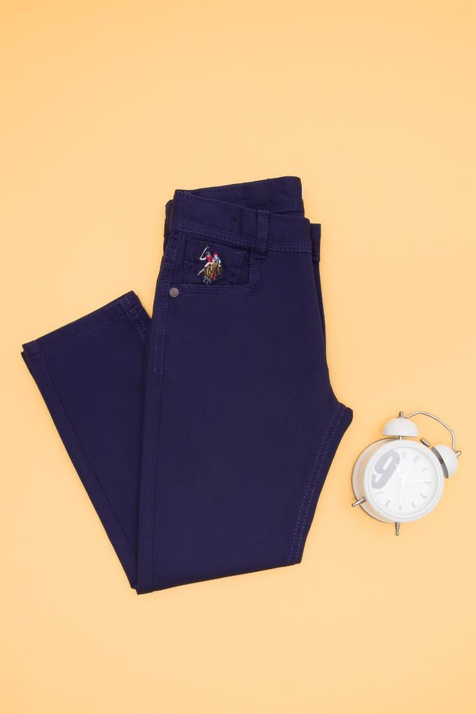 Erkek Çocuk Lacivert Kanvas Pantolon