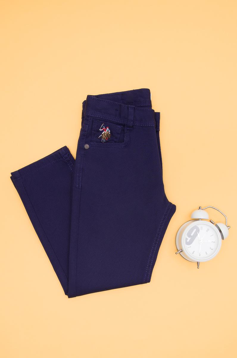 Erkek Çocuk Lacivert Kanvas Pantolon