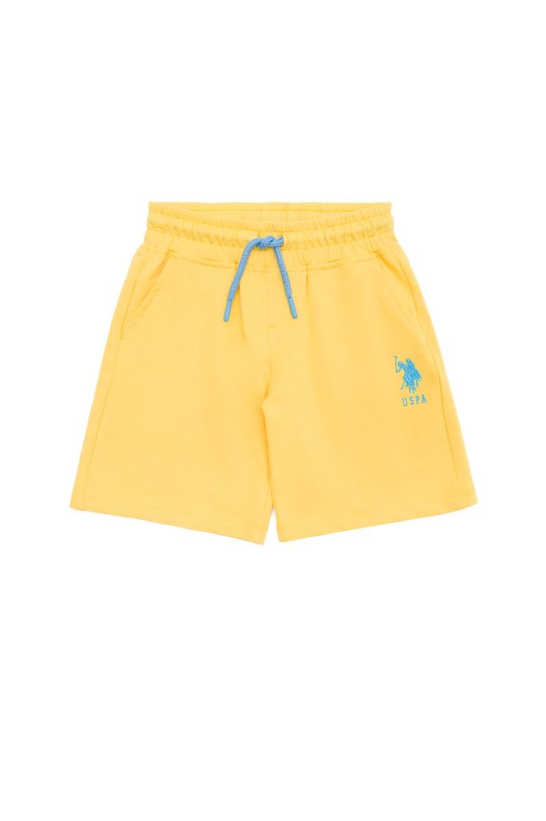 Çocuk Sarı Örme Şort