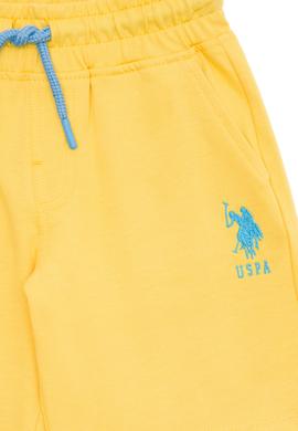 Çocuk Sarı Örme Şort - 50263428082