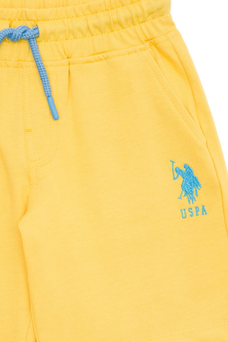 Çocuk Sarı Örme Şort - 50263428082