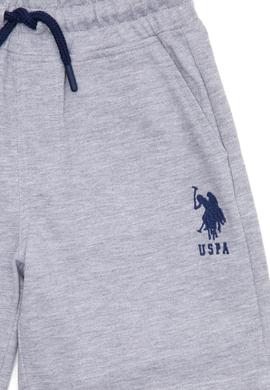 Çocuk Gri Melanj Örme Şort - 50263428005