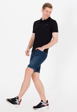 Erkek Siyah Basic Polo Yaka Tişört - 50262933125