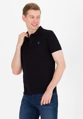 Erkek Siyah Basic Polo Yaka Tişört - 50262933125
