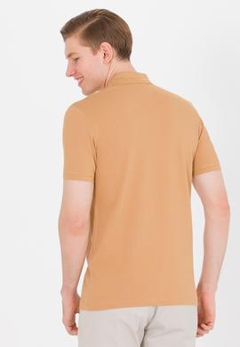 Erkek Camel Basic Polo Yaka Tişört - 50262933425
