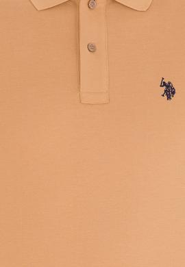 Erkek Camel Basic Polo Yaka Tişört - 50262933425