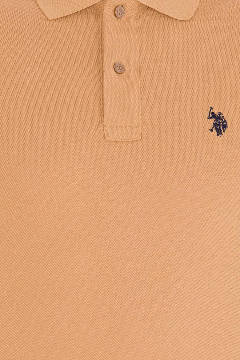 Erkek Camel Basic Polo Yaka Tişört - 50262933425