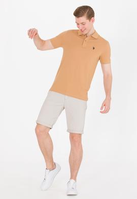 Erkek Camel Basic Polo Yaka Tişört - 50262933425
